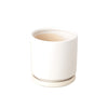 Cylinder Pot - 4 Inch Accessories ($10 Ship/31oz) House Plant Dropship 4" Inch White 