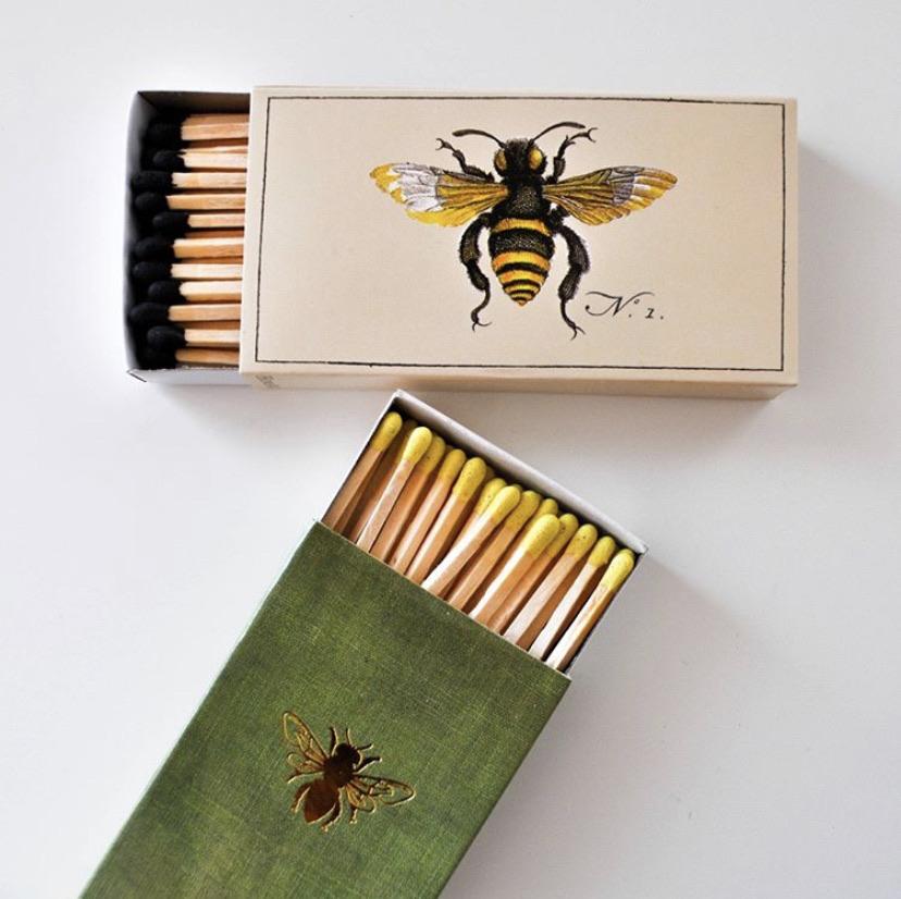 Gold Tipped HoneyBee Matches-SproutSouth-Matches