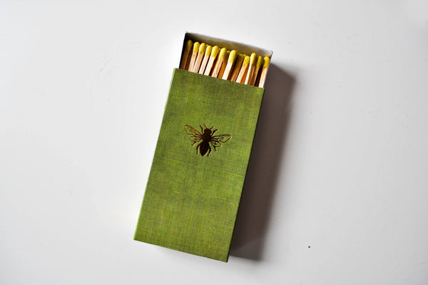 Gold Tipped HoneyBee Matches-SproutSouth-Matches
