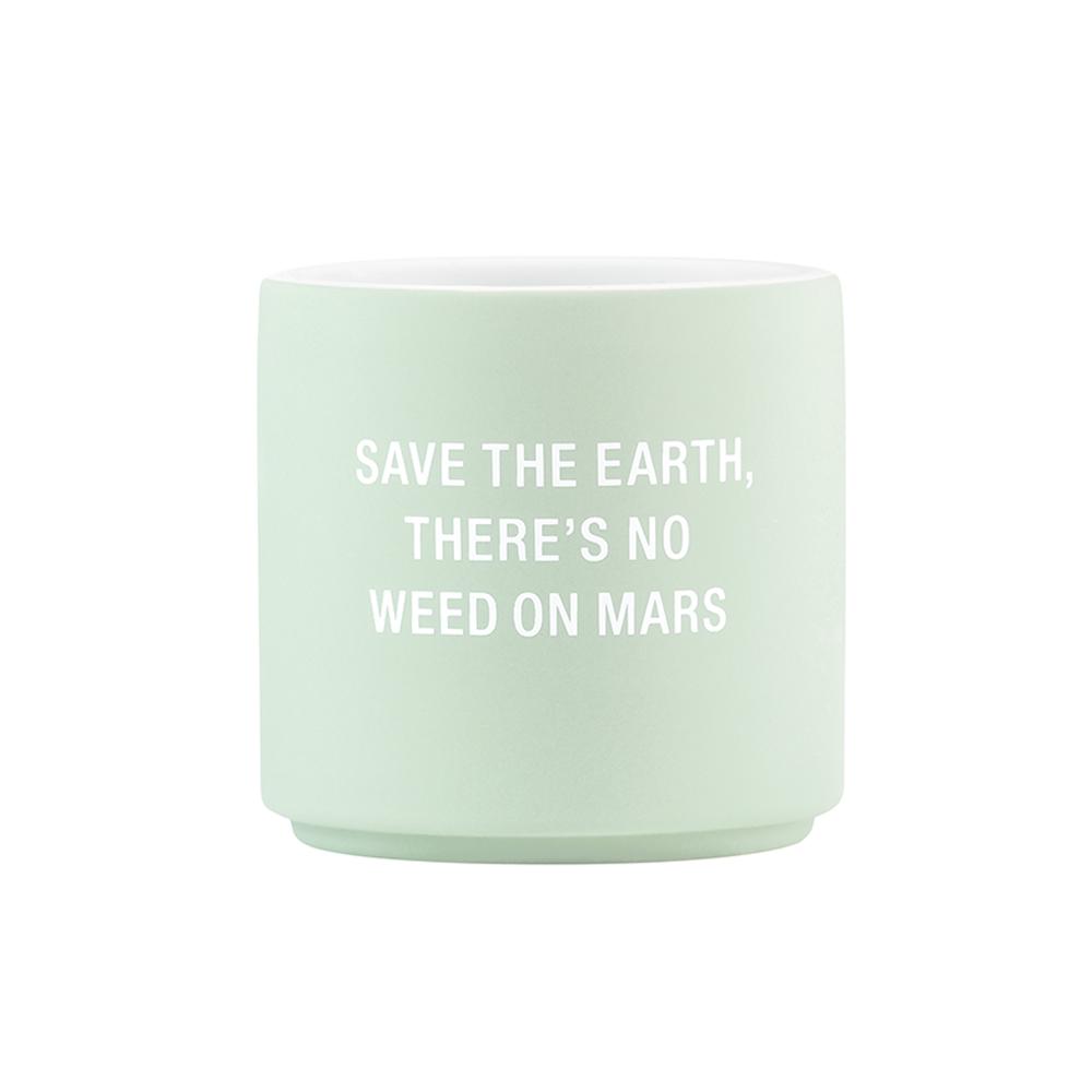 Save The Earth Planter About Face Designs, Inc. 