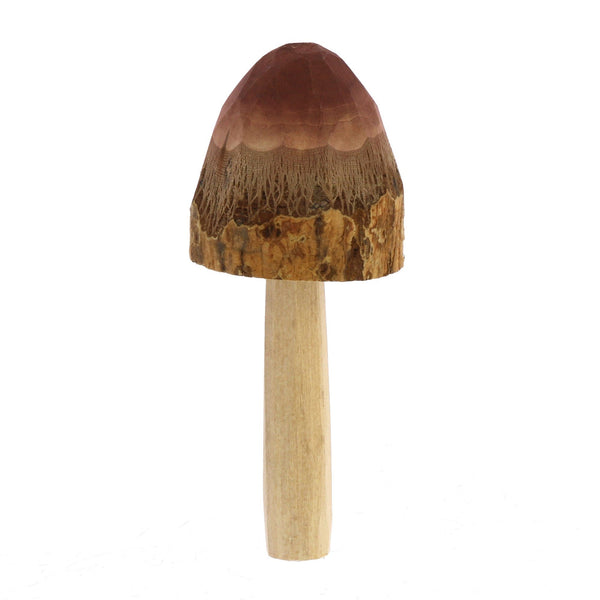 Wooden Mushroom Sculpture-SproutSouth-Garden Tools